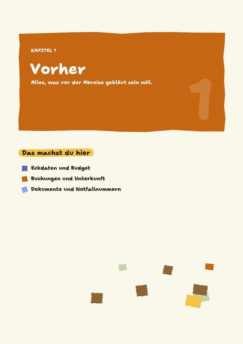 REISE MODE – Reiseplaner zum Ausfüllen – Ansicht 1