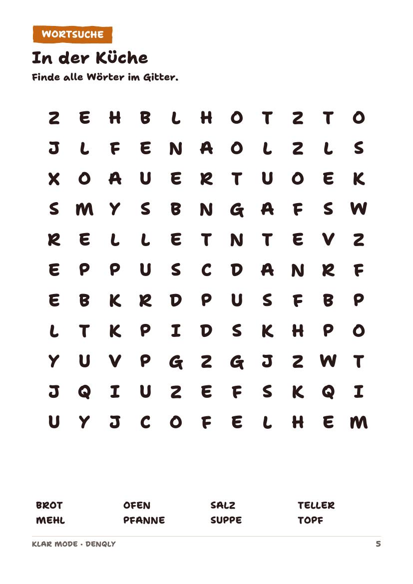 KLAR MODE – Rätselheft in großer Schrift – Ansicht 2