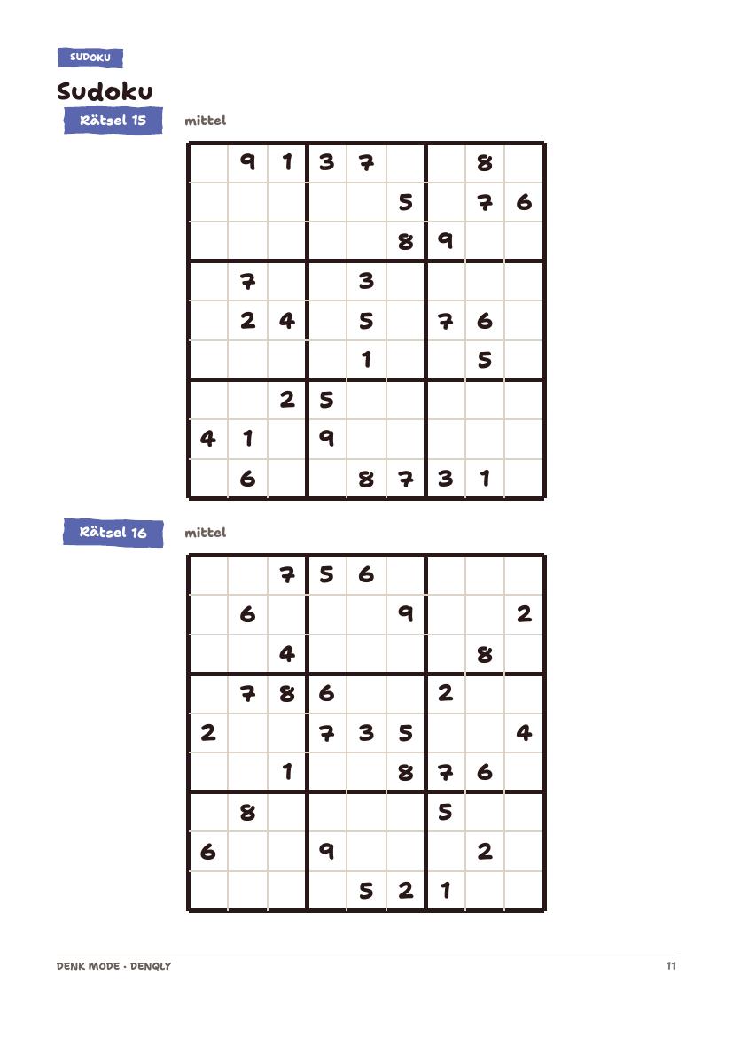 DENK MODE – Rätselbuch, 64 Seiten – Ansicht 6