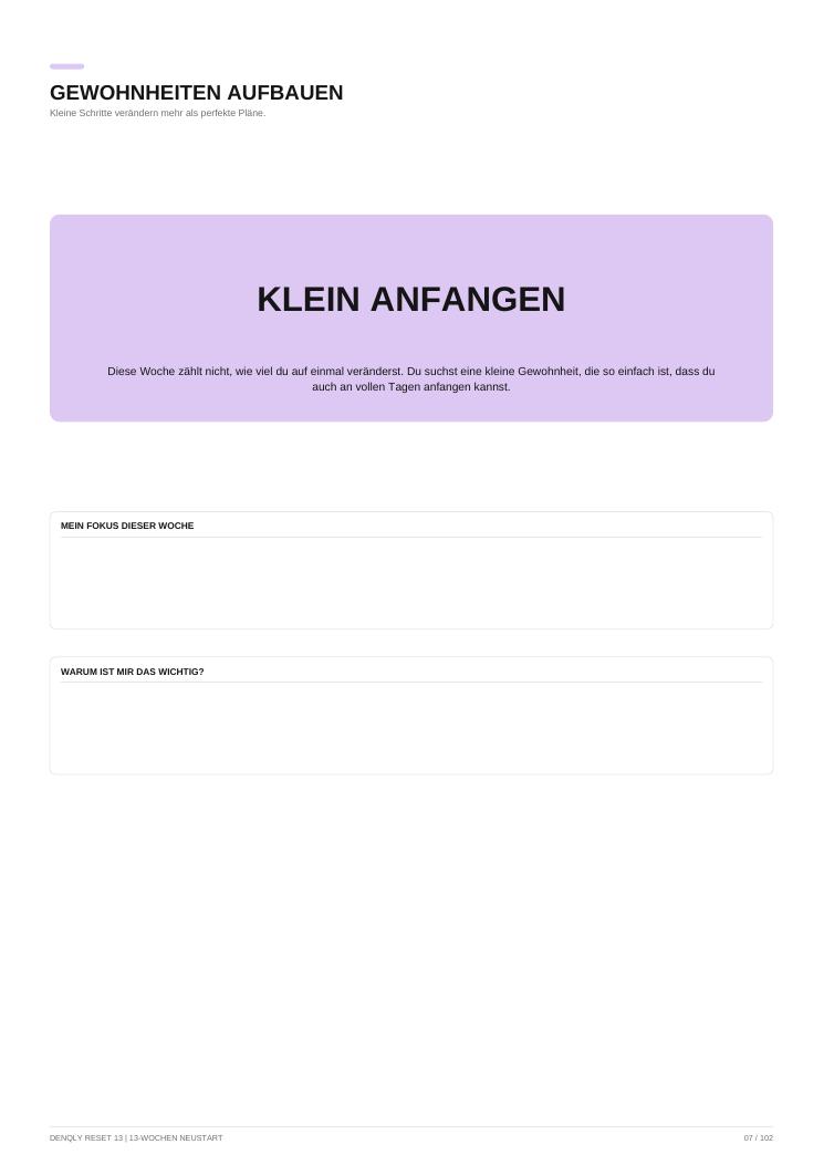 RESET 13 – 13-Wochen Neustart – Ansicht 3
